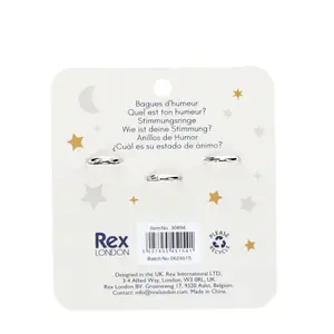 Mood ring Rex London Heart, Star & Moon (x3) image-2
