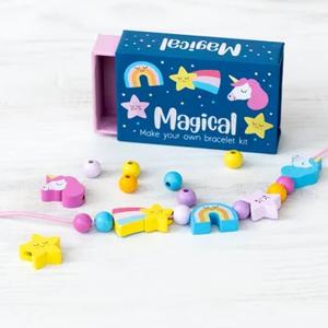 Kit braccialetto di perline per bambini Rex London Magical image-1