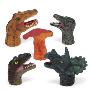 Finger animal puppets Rex London Dinosaur (x5) image-1