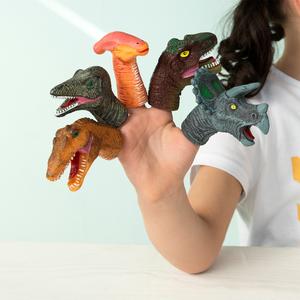 Finger animal puppets Rex London Dinosaur (x5) image-2