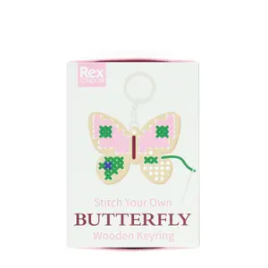 Μπρελόκ κορίτσι Rex London Butterfly image-1