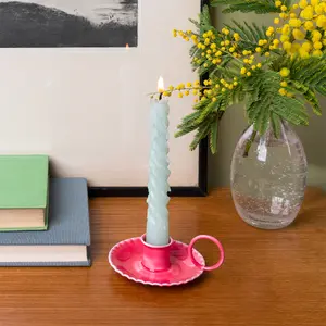 Emaille Metallkerzenhalter Rex London image-1