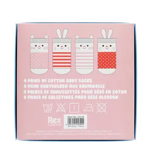 Strumpor för barn Rex London Lottie and Friends (x4) image-1