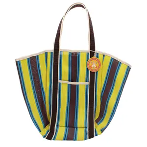 Recycled handbag with canvas handle Rex London image-1