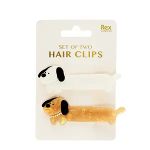 Πιτσιρίκι για μαλλιά Rex London Sausage dogs (x2) image-1