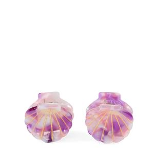 Mini Haarspange Mädchen Rex London Seashells (x2) image-2