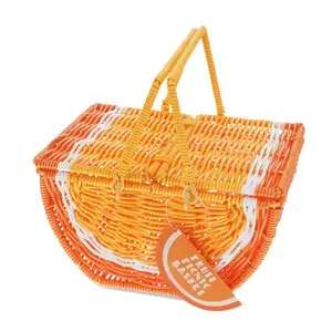 Μικρό καλάθι φρούτων για πικνίκ παιδιού Rex London Orange image-0
