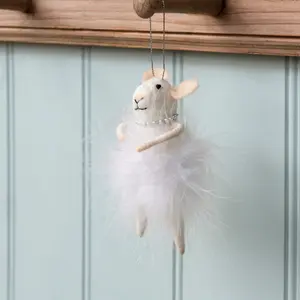 Hängende Dekoration Rex London White fluffy dress image-1