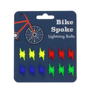 Kit de decoración para radios de bicicleta Rex London Lightning bolts (x12) image-0