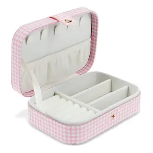 Gingham Cherry Jewellery Box Rex London image-4