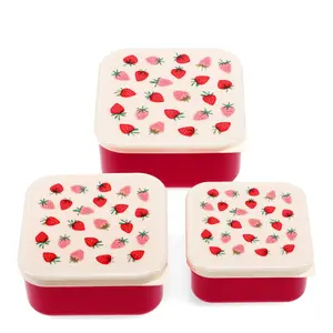 Lunch Box Strawberry Rex London (x3) image-0