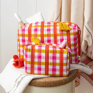 Gingham Pouch Rex London image-1