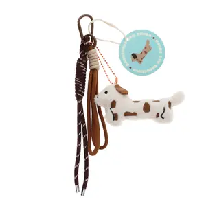 Sausage Dog Keyring Rex London image-0
