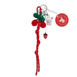 Sweet Bunny Keyring Rex London image-2