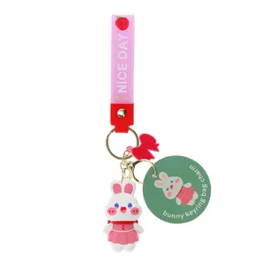 Bunny Keyring Rex London image-0