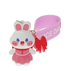 Bunny Keyring Rex London image-1
