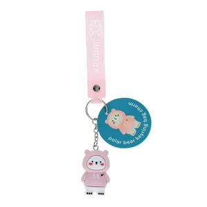 Polar Bear Keyring Rex London image-2