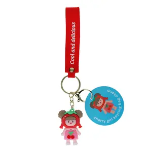 Cherry Girl Keyring Rex London image-0