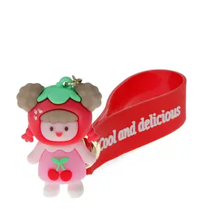 Cherry Girl Keyring Rex London image-1