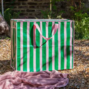 Stripe Storage Bag Rex London image-1
