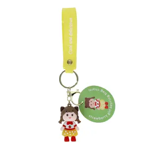 Strawberry Girl Keychain Rex London image-2