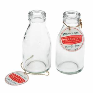 Traditional school milk bottle Rex London image-1