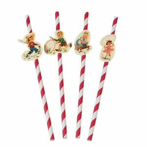 Καλαμάκι για παιδιά Rex London Vintage Kids (x4) image-0