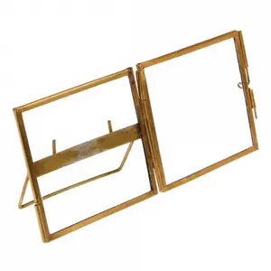 Fotorahmen aus Messingglas Rex London image-1