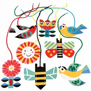 Kreative aktiviteter for børn Rex London carton apprendre à coudre (x8) image-1