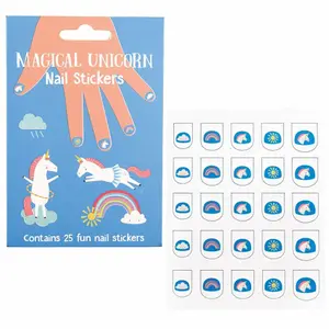 Nagelstickers Rex London Magical Unicorn (x25) image-1