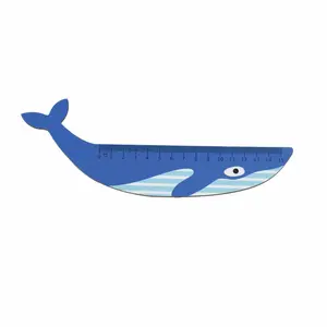 Ξύλινο χάρακα για παιδιά Rex London Baleine image-0