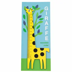 Houten liniaal voor kinderen Rex London Girafe image-1