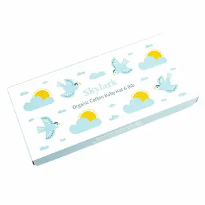 Mütze und Lätzchen aus Bio-Baumwolle, Baby Rex London Skylark image-2