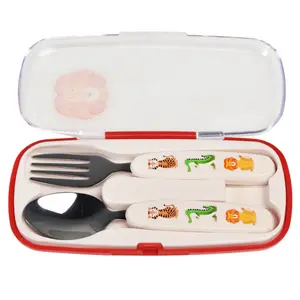 Children's cutlery Rex London Colourful Creatures image-2