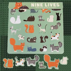 Autocollants Rex London Nine Lives (x3) image-1