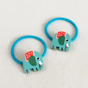 Λαστιχάκι μαλλιών Rex London Elephant Wild Wonders (x2) image-0