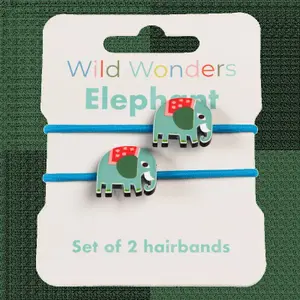 Λαστιχάκι μαλλιών Rex London Elephant Wild Wonders (x2) image-2