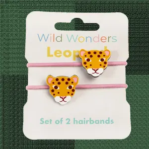 Λαστιχάκι μαλλιών Rex London Wild Wonders Leopard (x2) image-2