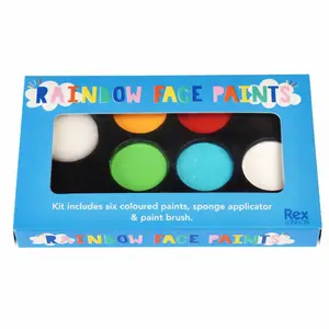 Peinture visage arc-en-ciel Rex London image-1