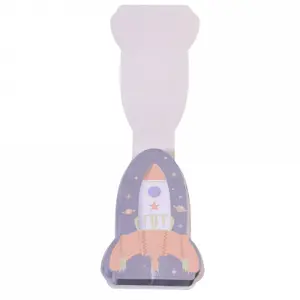 Adesivi per bambini per il blocco note del razzo spaziale Rex London image-1