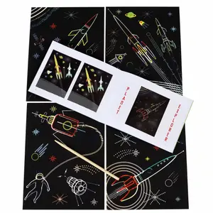 Art à gratter space age Rex London image-2