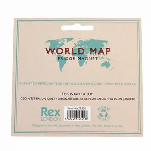 Refrigerator magnet Rex London World Map image-2