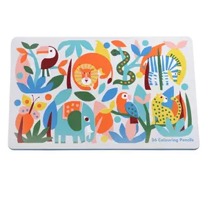 Låda med 36 färgpennor Rex London Wild Wonders image-0
