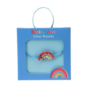 Regnbågsarmband med paljetter för barn Rex London image-1