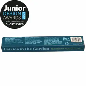 Cepillo de dientes de bambú para niños Rex London Fairies In The Garden image-3