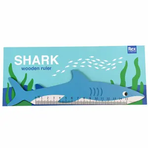 Ξύλινο χάρακα για παιδιά Rex London Requin image-2