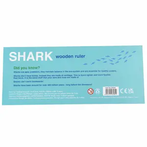 Ξύλινο χάρακα για παιδιά Rex London Requin image-3