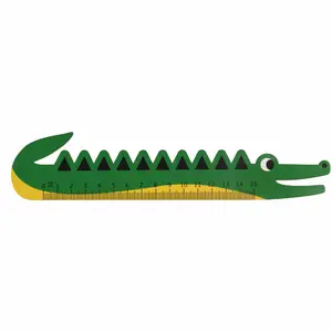 Ξύλινο χάρακα για παιδιά Rex London Crocodile image-0