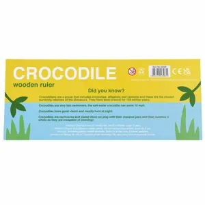 Ξύλινο χάρακα για παιδιά Rex London Crocodile image-2