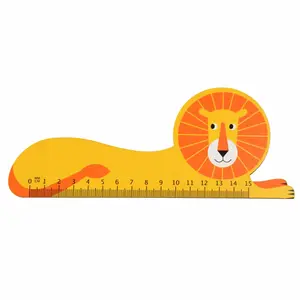 Ξύλινο χάρακα για παιδιά Rex London Lion image-0